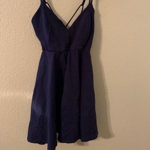 Navy Blue Windsor Mini Dress